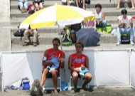 上場選手もキトイオンタオルを愛用中！