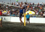 第29回ビーチバレージャパン準決勝のナイスブロック！